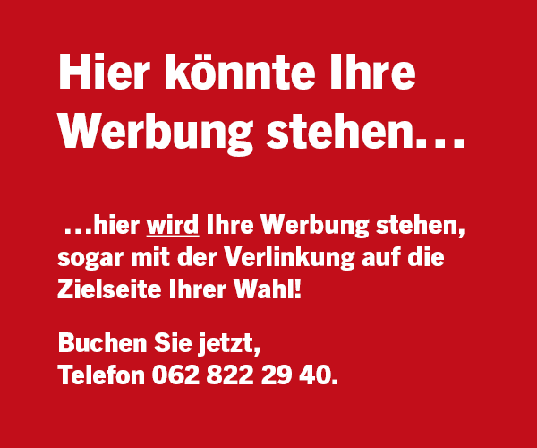 Hier könnte Ihre Werbung sein - Rectangle - Verband BodenSchweiz